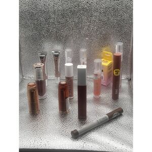 14pc Lip Make Up Lot Maybelline Flower By Drew Lottie London Revolution New